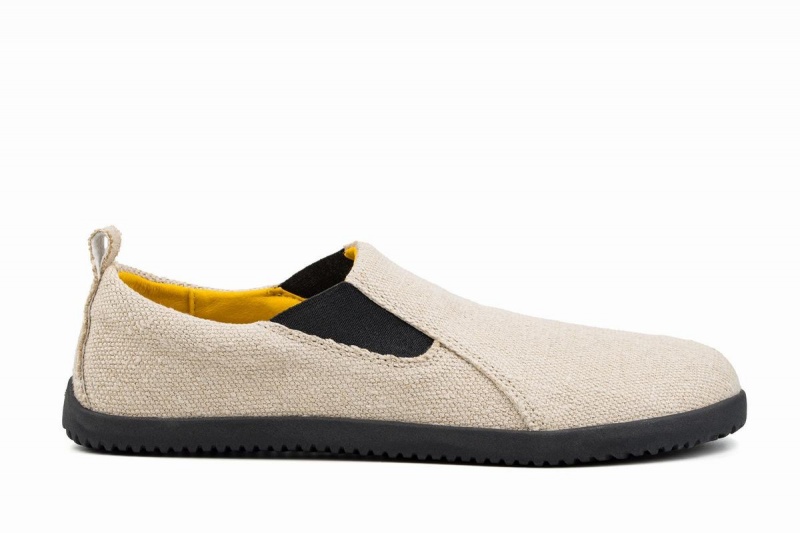 Slip On Tenisky Ahinsa Hemp Naboso Panske Béžové | MGP8544HN