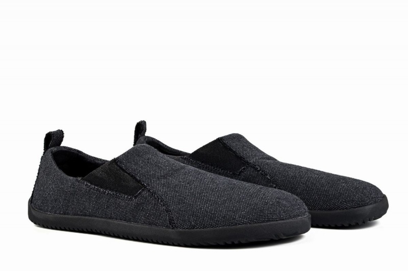 Slip On Tenisky Ahinsa Recycled Naboso Damske Tmavo Siva | VWQ6020RF