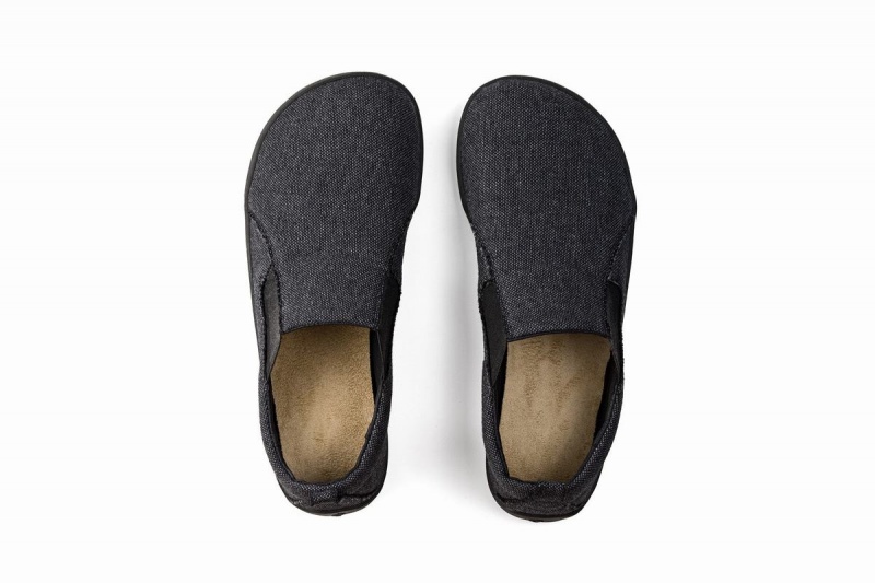 Slip On Tenisky Ahinsa Recycled Naboso Damske Tmavo Siva | VWQ6020RF