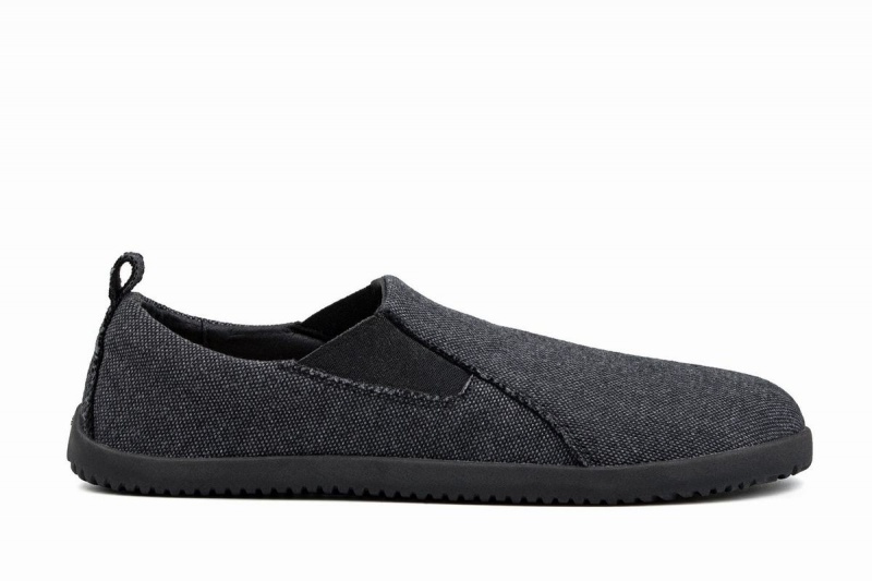 Slip On Tenisky Ahinsa Recycled Naboso Damske Tmavo Siva | VWQ6020RF